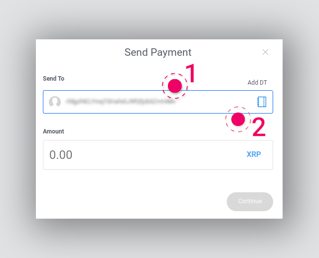 sending xrp without tag